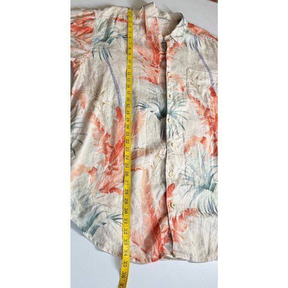 Tommy Bahama Relax Shirt Mens XLT Linen Long Sleeve Tropical Vacation Resortwear - Picture 6 of 12